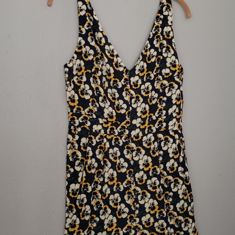 Pansy Floral Elegant Classy Jumpsuit Madewell 6